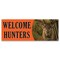 Signmission Welcome Hunters Banner Concession Stand Food Truck Single Sided B-30190 - alternate 1